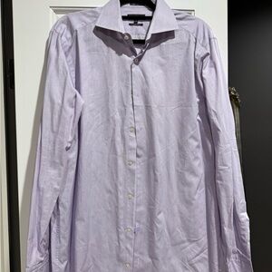 Men's Dress Shirt Slim Fit neck 16 and 34/35 purple dress shirt